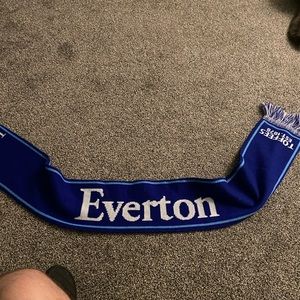 Everton football club scarf